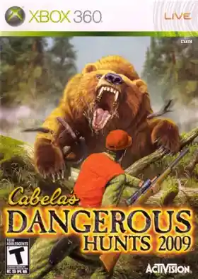 Cabelas Dangerous Hunts 2009 (USA) box cover front